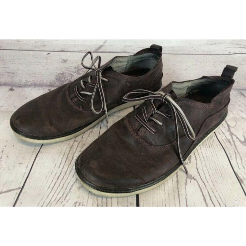 Merrell Around Town Lace Huckleberry Leather Oxford Shoes Womens 9 / 40 (o1g)